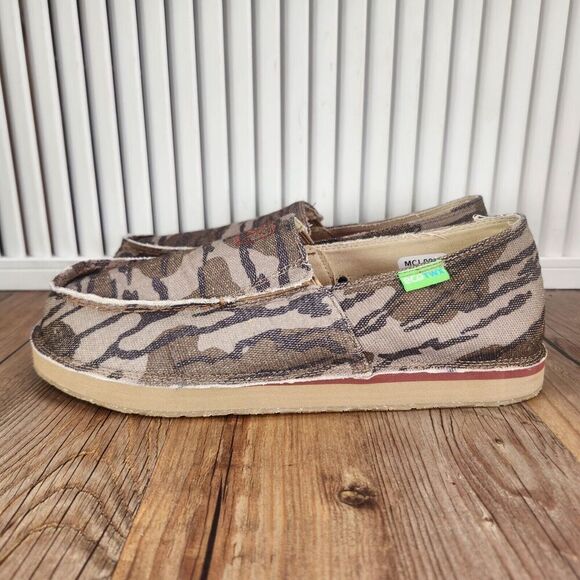 Twisted X Slip-On Loafers MCL0008 Men Sz 8.5M Green Camo Mossy Oak Moc Toe Shoes main image 6